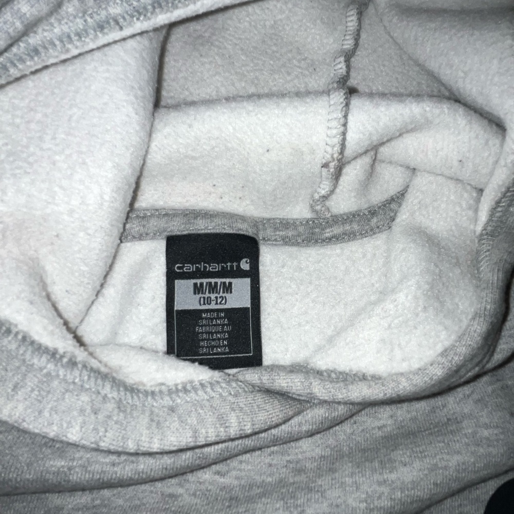 Carhartt Light Gray Pullover Hoodie Boys - Picture 7 of 10
